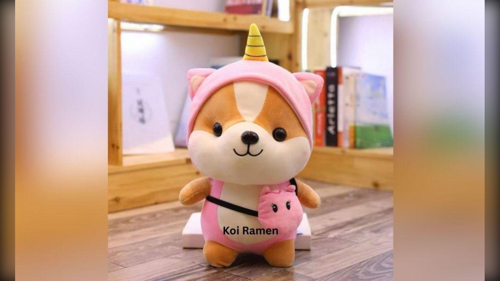 KOI Stuffed Animal--Pink