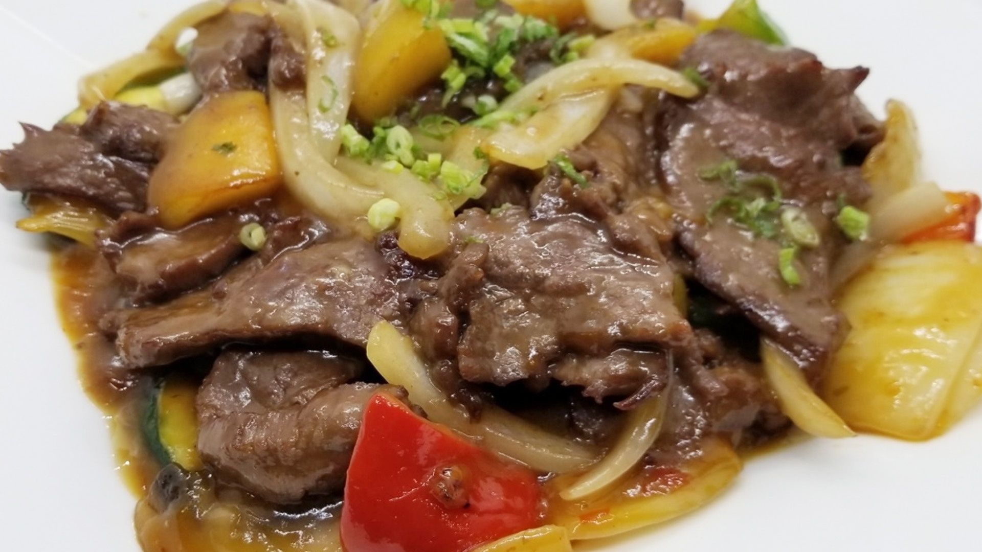 Wok Fired Mango Beef