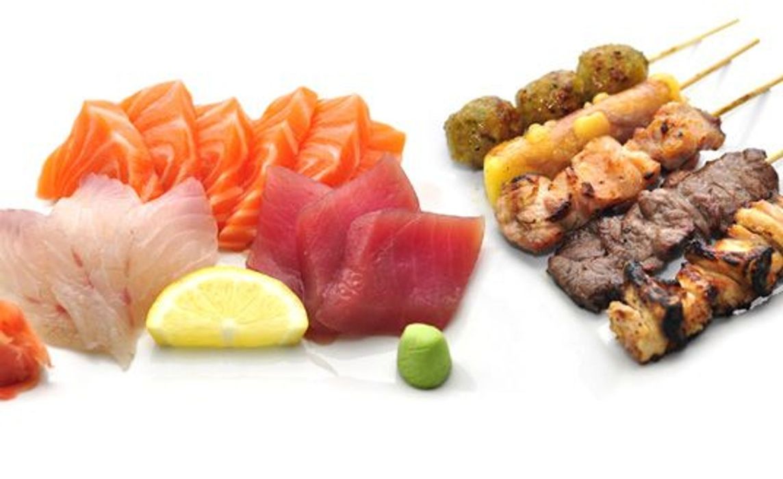 Menu 5. Menu yaki-sashimi