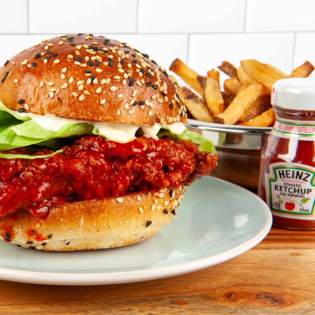 Nashville Hot Crispy Chicken Sandwich